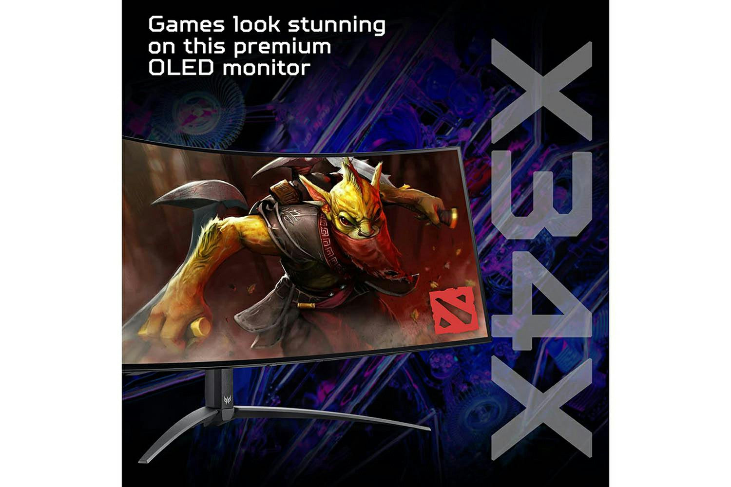 Acer Predator X34 X 34" UWQHD Curved Gaming Monitor | UM.CXXEE.X04-13