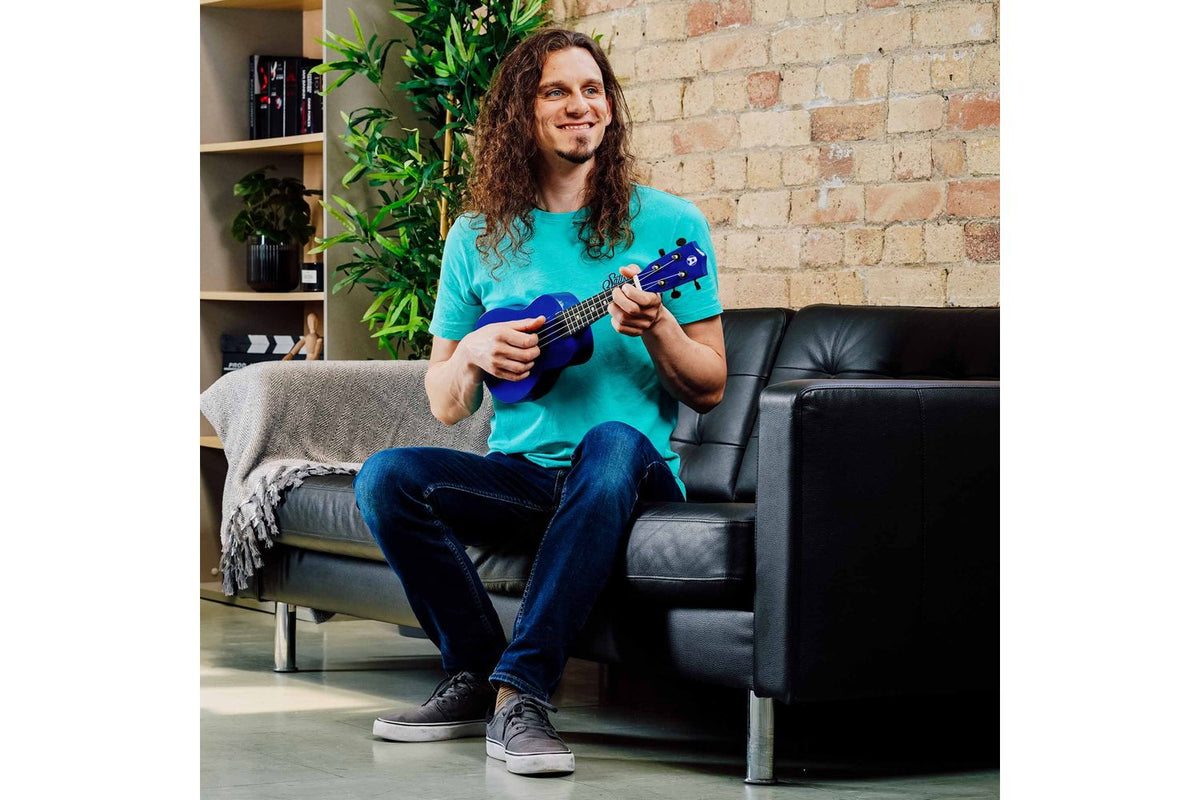 A-star Soprano Ukulele With Bag - Blue-6