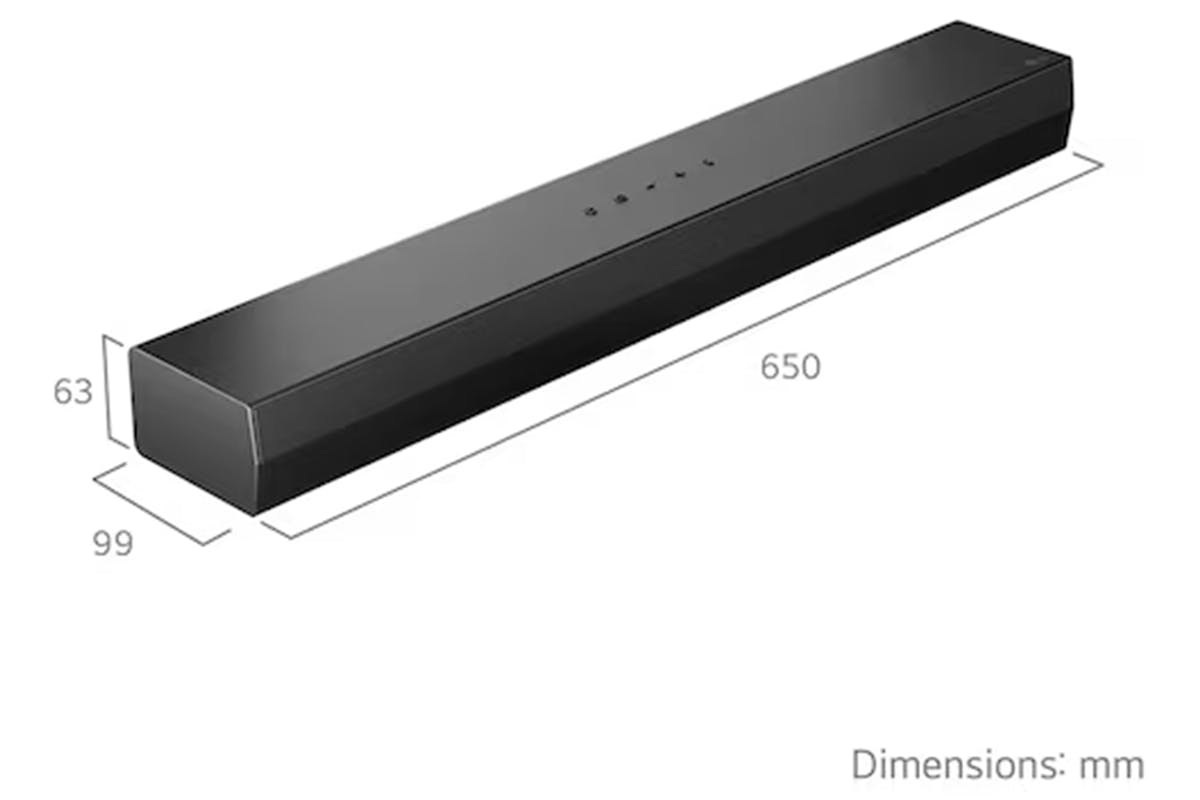 LG US20A 2.0ch Soundbar | US20A.CGBRLLK-3