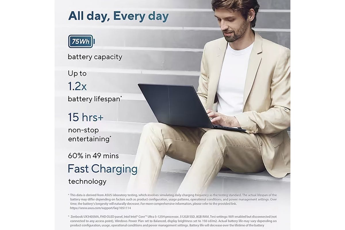 Asus Zenbook 14 UX3405 14" Intel Core Ultra 7 16GB | 1TB | Ponder Blue-7