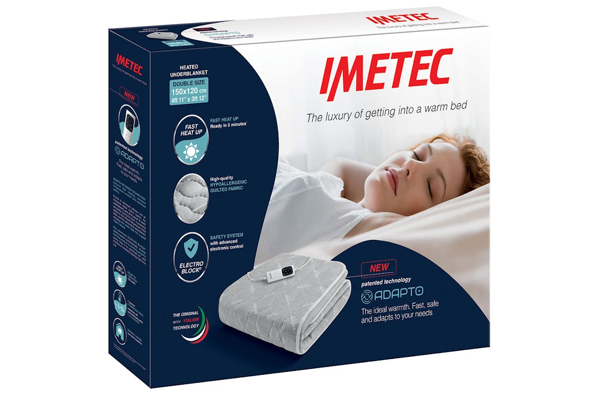 Imetec Poly Adapto Double Electric Underblanket | 16731-4