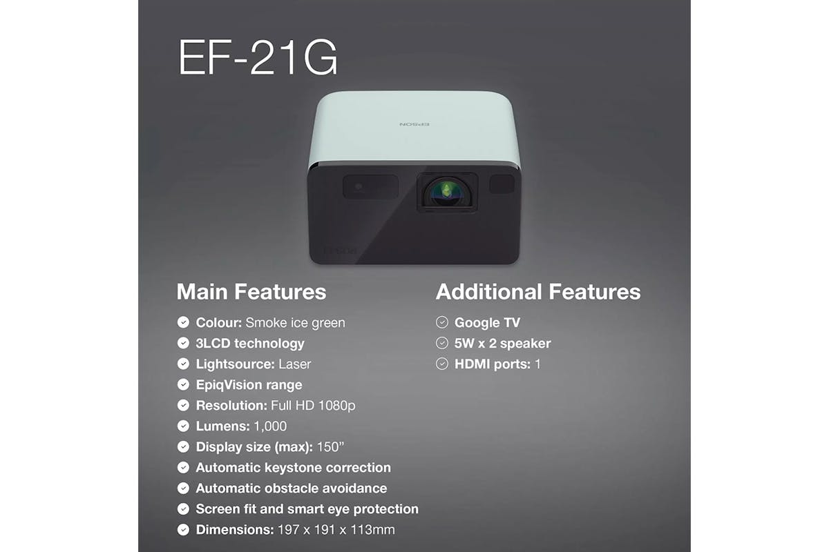 Epson EF-21G Full HD Projector | Green-6