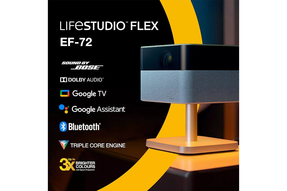 Epson Lifestudio Flex Plus EF-72 Portable Smart Projector | Oak-2