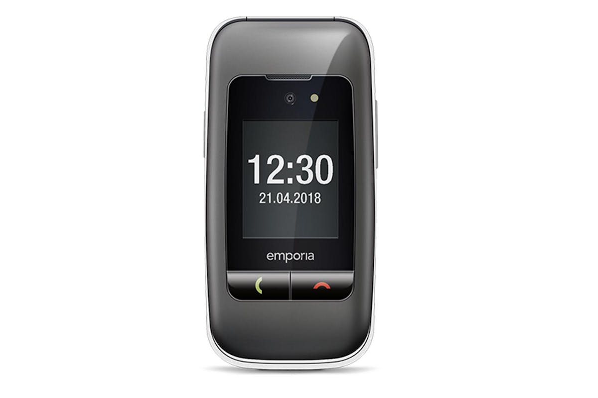 Emporia One | Flip Phone | Silver Space Grey