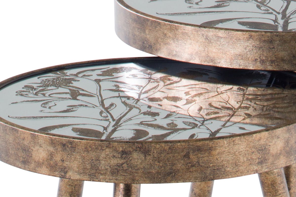 Vela Side Table | Gold | Set of 2-6