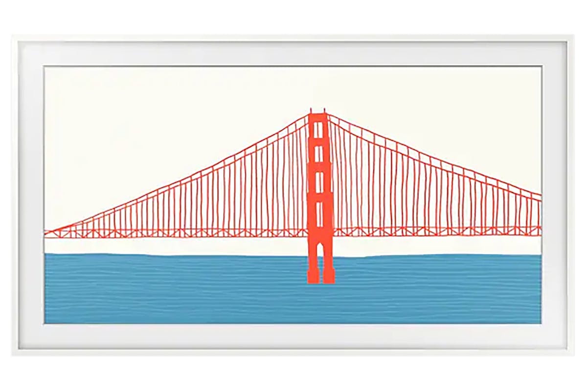 Samsung 50" Customisable Bezel Frame | White-2