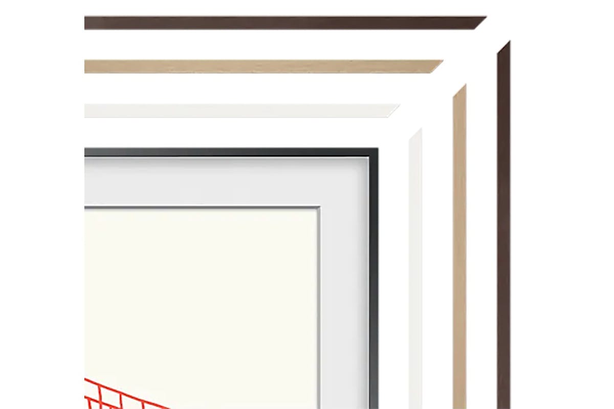 Samsung 50" Customisable Bezel Frame | White-8