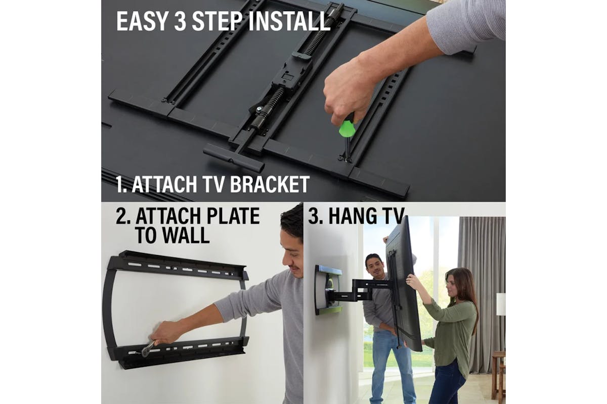 Sanus Advanced Full-Motion 4D Shift for TV Wall Mount 42" – 90" TVs | VLF928-B2-13