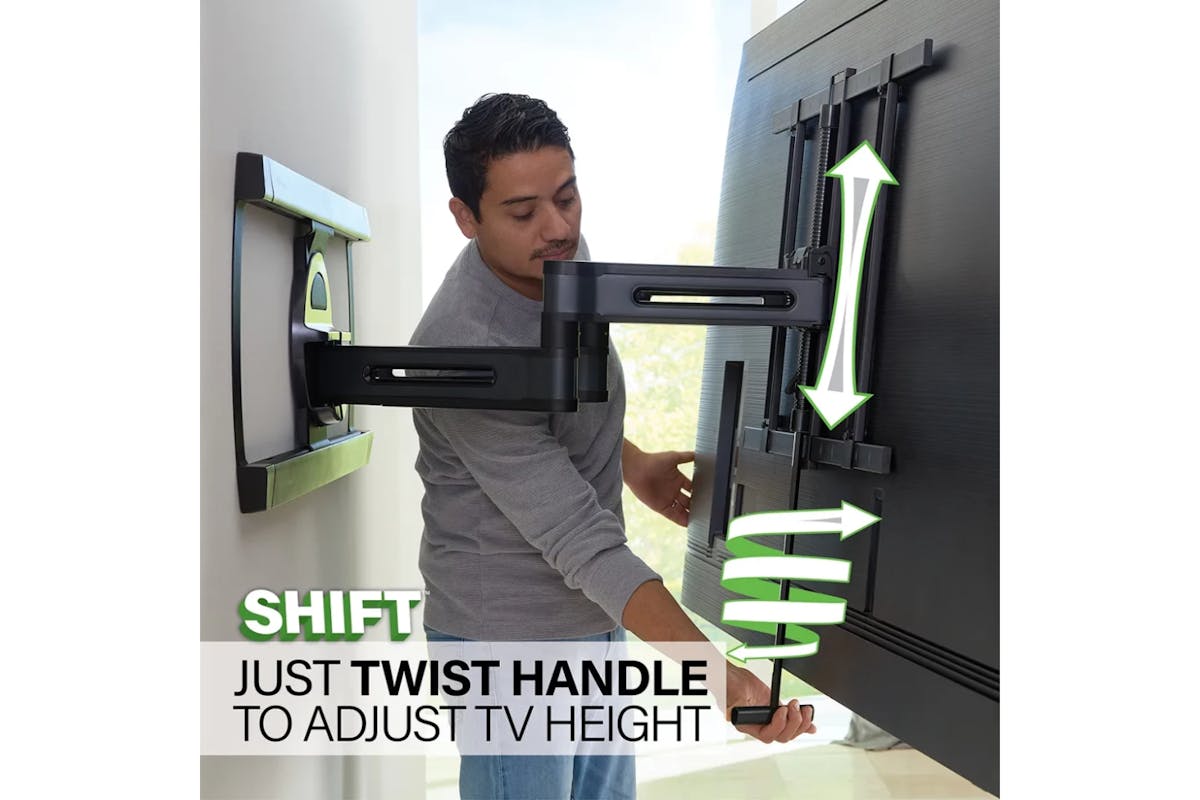 Sanus Advanced Full-Motion 4D Shift for TV Wall Mount 42" – 90" TVs | VLF928-B2-5