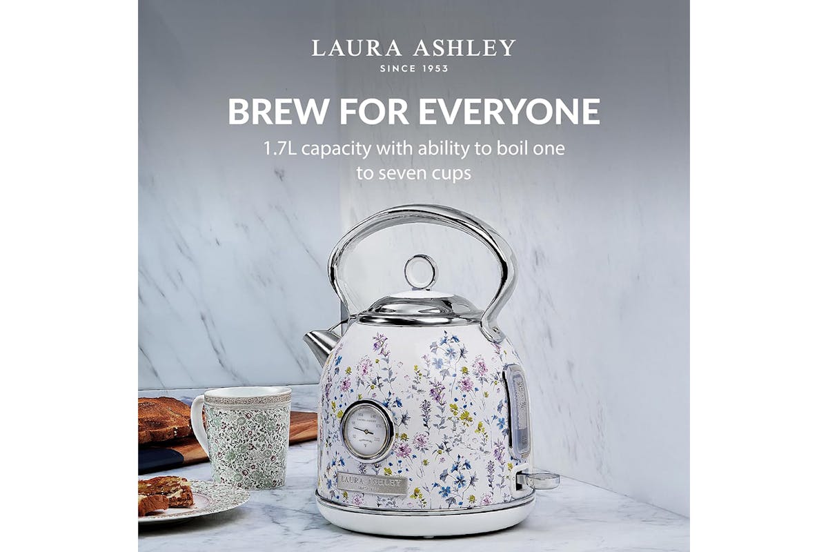 Laura Ashley 1.7L Wild Meadow Dome Kettle | VQSBPKK336LAWM-2