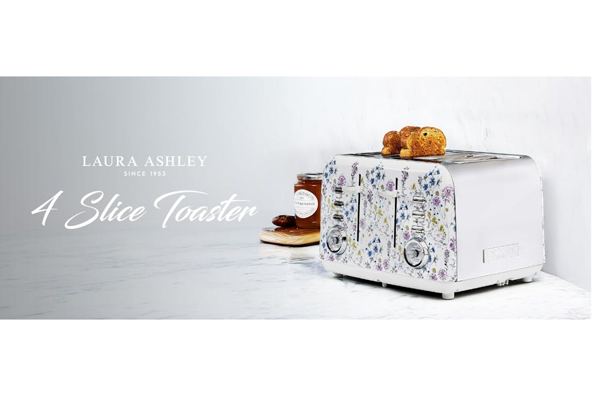 Laura Ashley Wild Meadow 4 Slice Toaster | VQSBT583LAWM-8