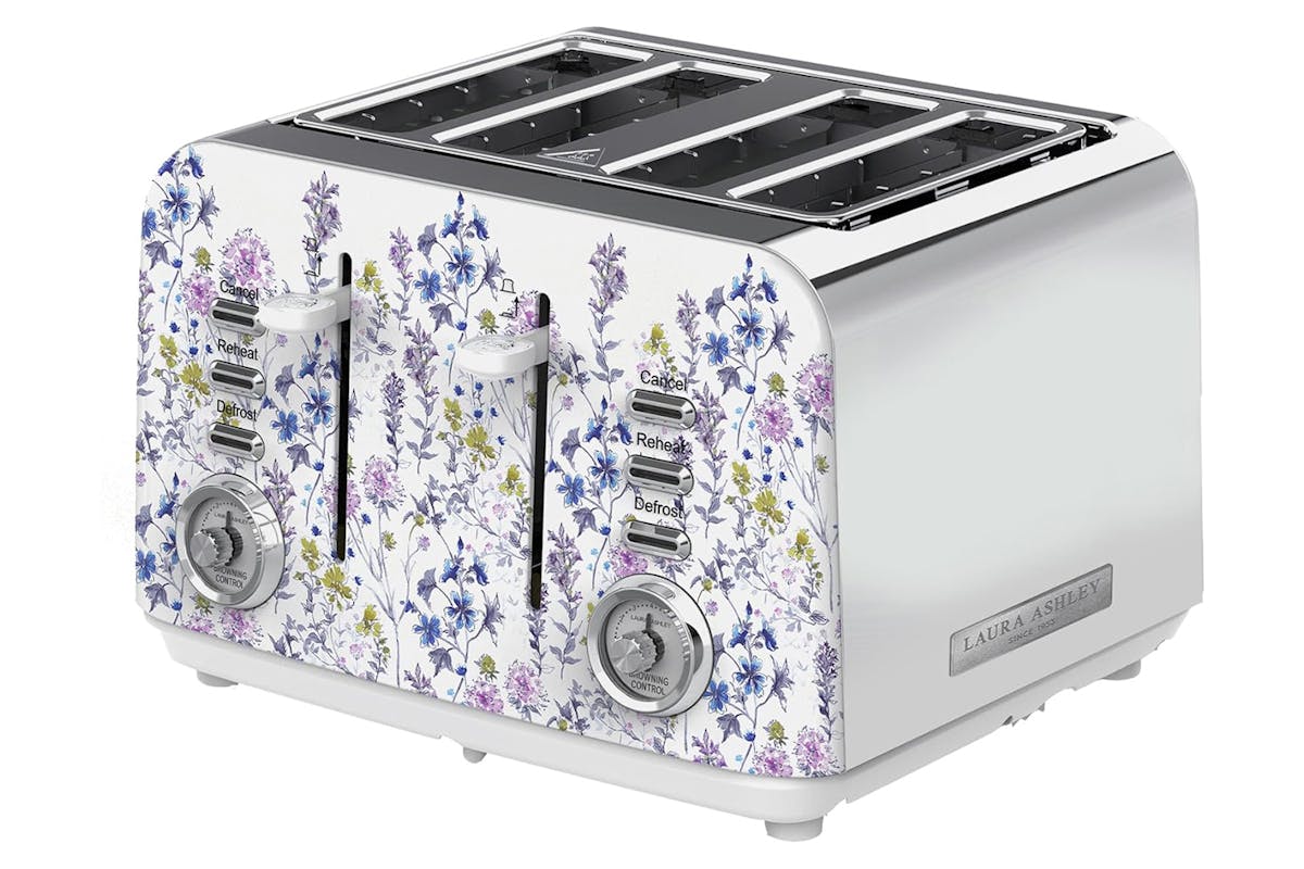 Laura Ashley Wild Meadow 4 Slice Toaster | VQSBT583LAWM