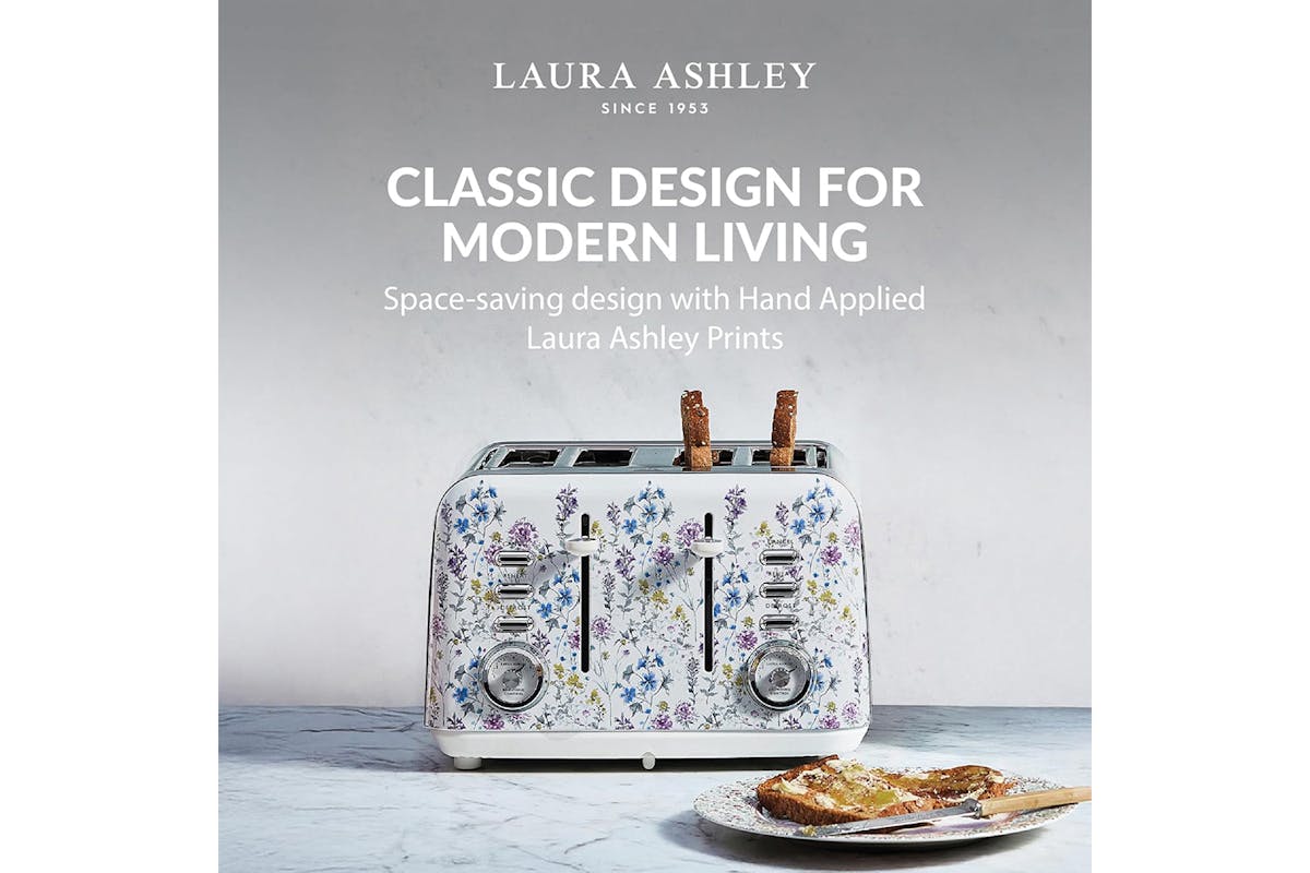 Laura Ashley Wild Meadow 4 Slice Toaster | VQSBT583LAWM-2