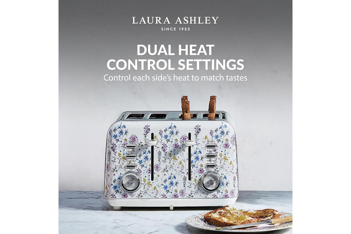 Laura Ashley Wild Meadow 4 Slice Toaster | VQSBT583LAWM-4