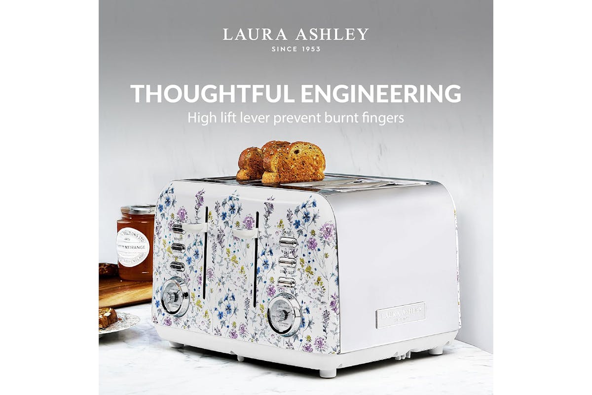 Laura Ashley Wild Meadow 4 Slice Toaster | VQSBT583LAWM-5
