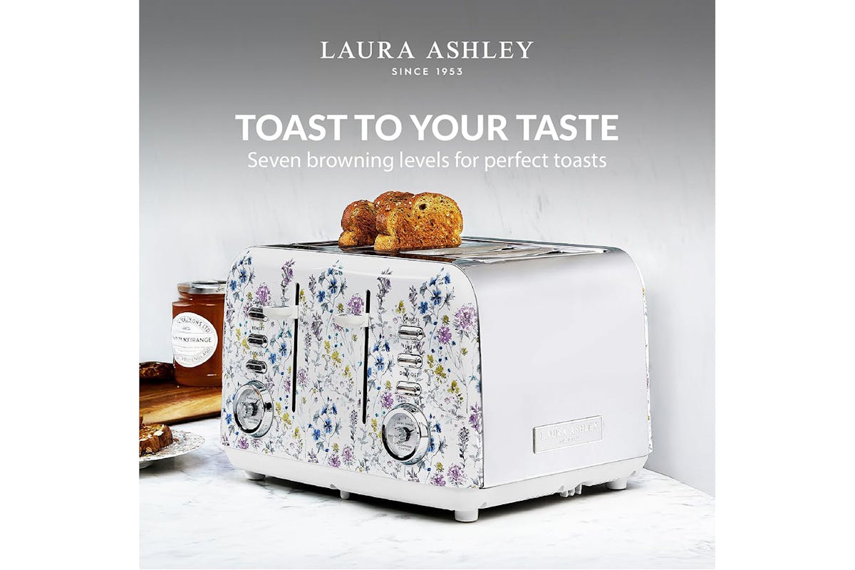 Laura Ashley Wild Meadow 4 Slice Toaster | VQSBT583LAWM-6