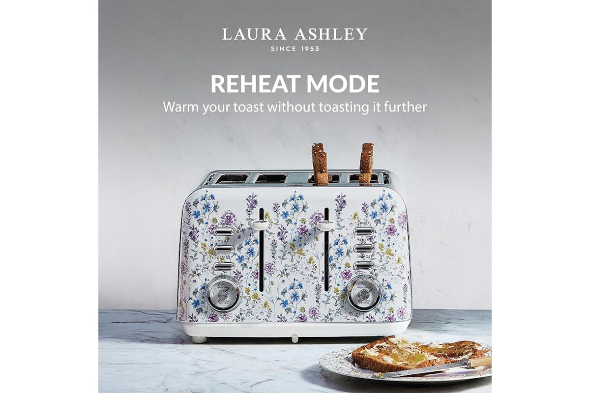 Laura Ashley Wild Meadow 4 Slice Toaster | VQSBT583LAWM-7