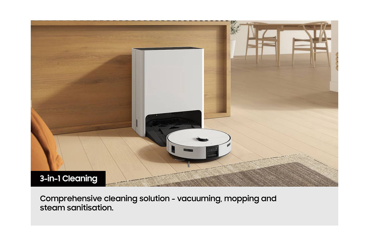 Samsung Bespoke AI 70W Jet Bot Combo Robot Vacuum Cleaner | VR7MD97714G/EU-6