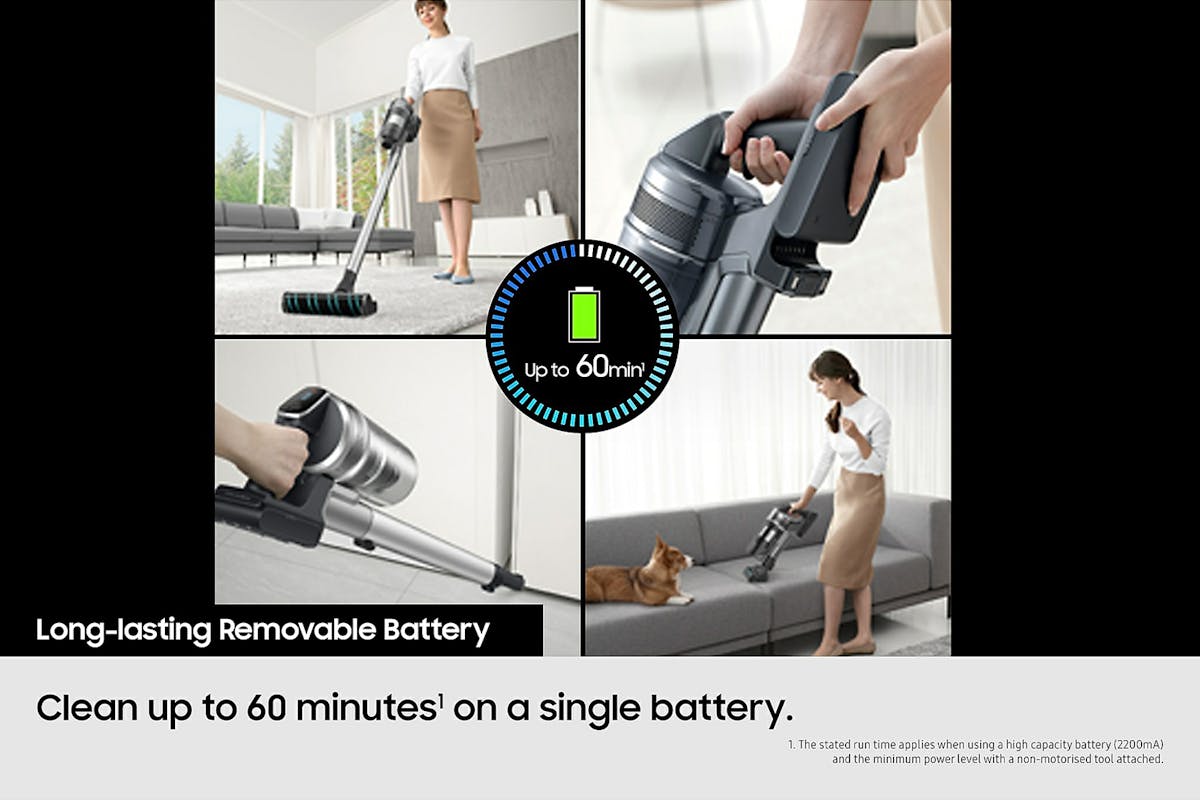 Samsung Jet Complete Cordless Stick Vacuum Cleaner with Pet Tool | VS20B75ACR5/EU | Silver-6