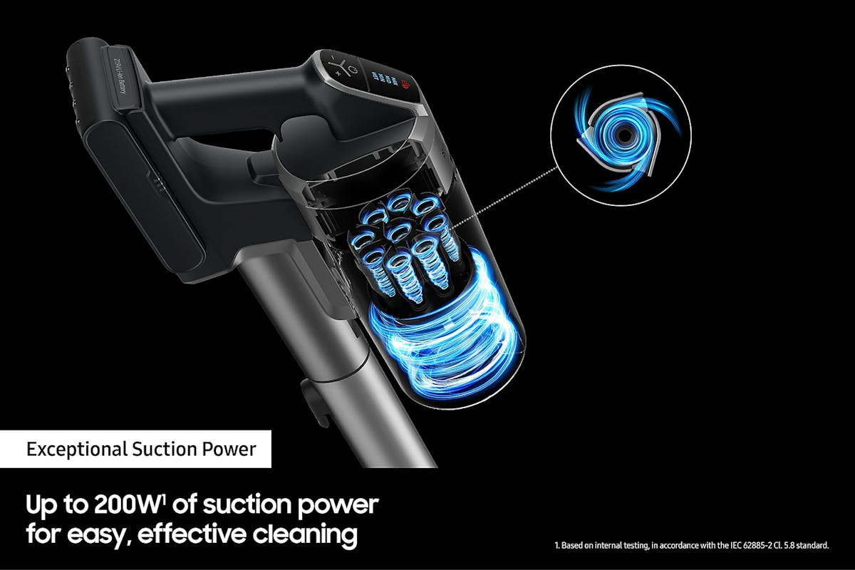 Samsung Jet Complete Cordless Stick Vacuum Cleaner with Pet Tool | VS20B75ACR5/EU | Silver-7