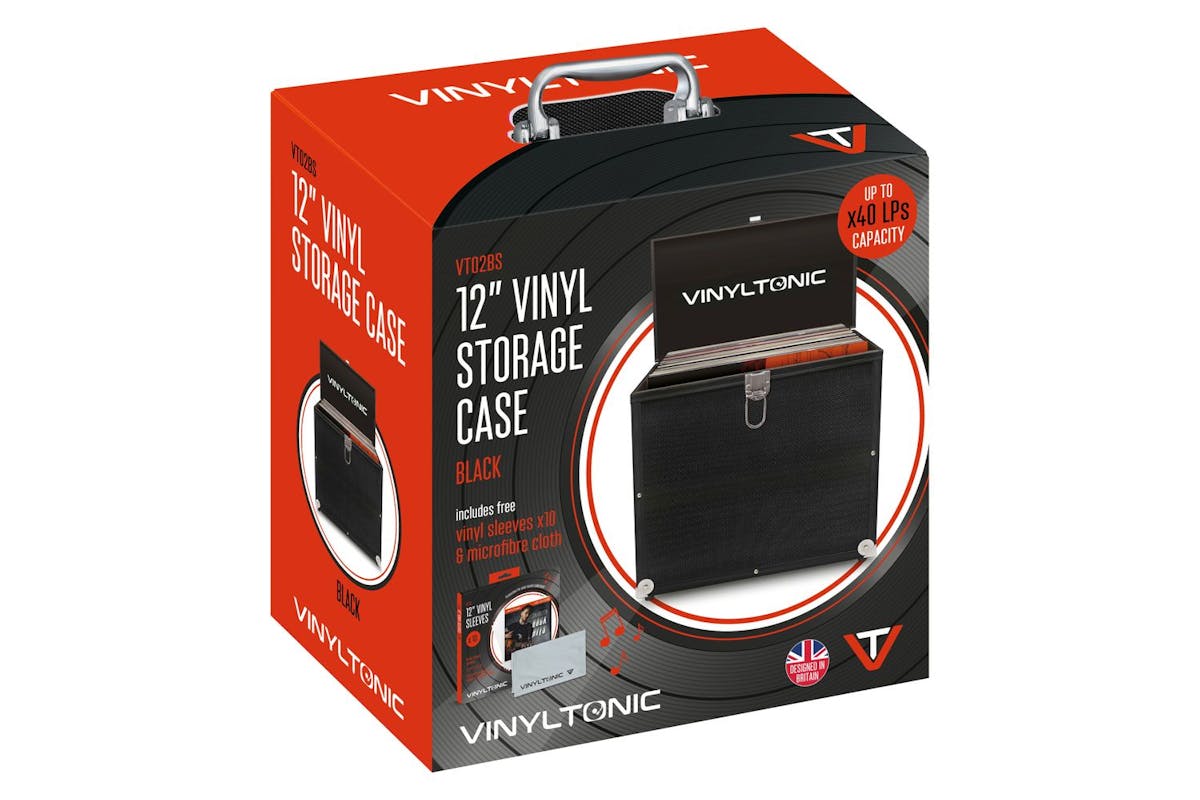 Vinyl Tonic Black Lp Case With Cloth 10pk Outer Sleeves-2