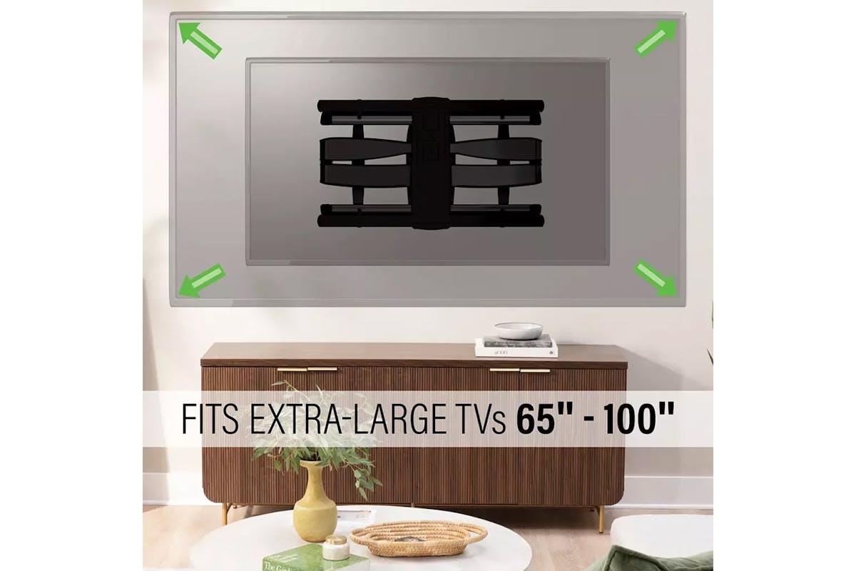 Sanus Advanced XL Full-Motion Premium TV Wall Mount for 65" - 100" TVs | VXF830-B2-9