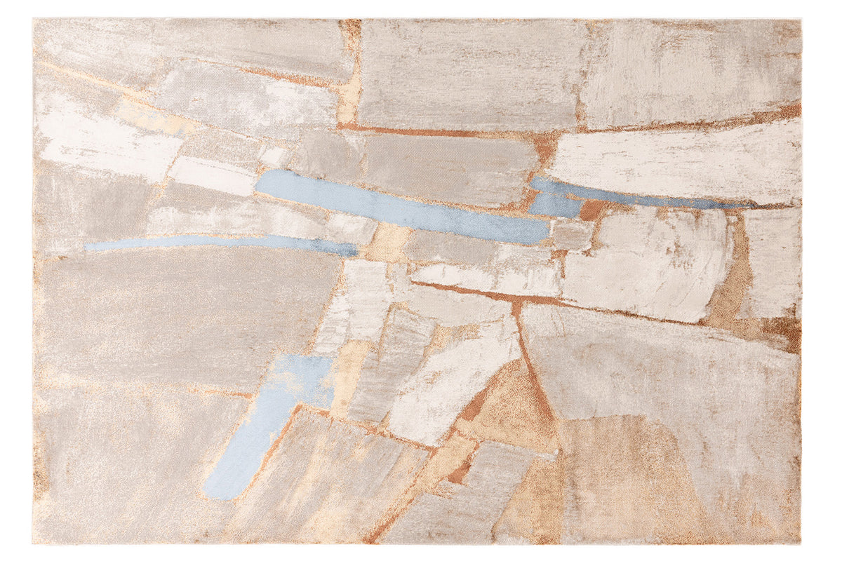 Vanta Abstract Rug | Beige/Natural | 80 x 150 cm