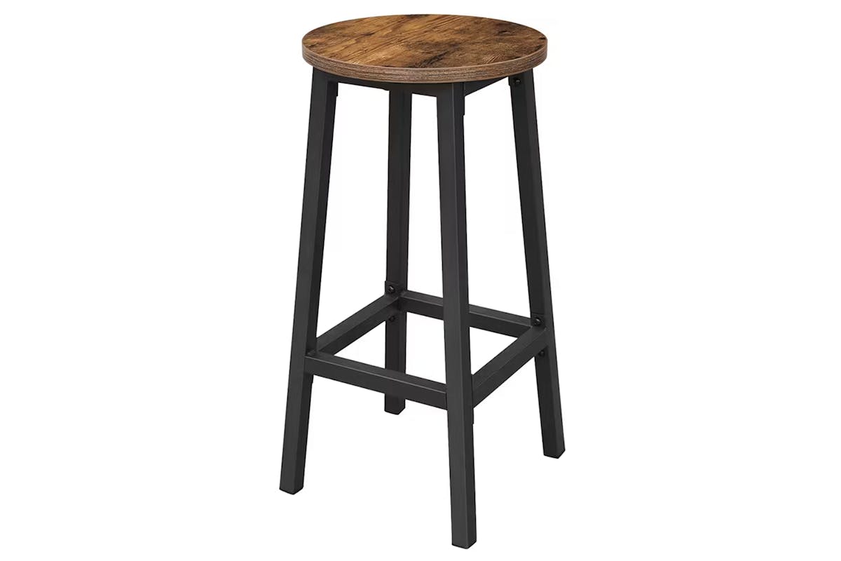 Vasagle Bar Stools | Rustic Brown/Black | Set of 2-3
