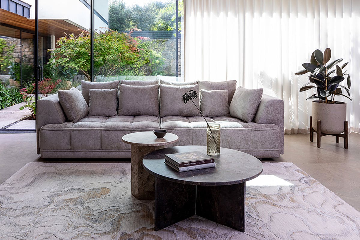 Vega Coffee Table | Brown | Round-3