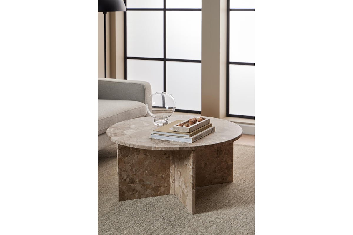 Vega Coffee Table | Latte | Round-2