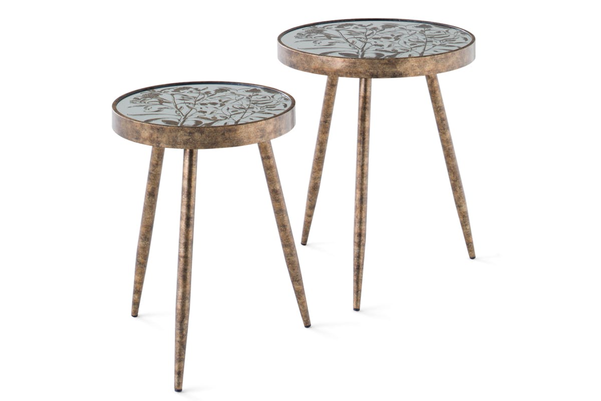 Vela Side Table | Gold | Set of 2-2