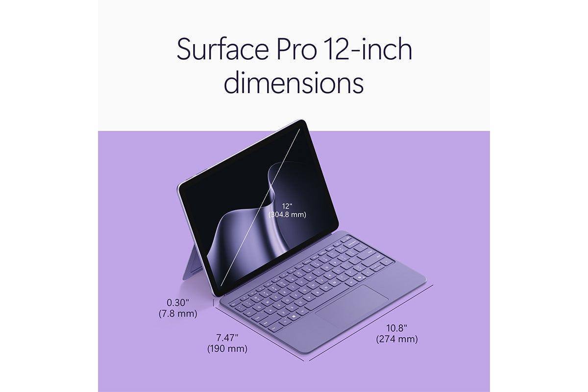 Microsoft Surface pro 12" | Copilot+ PC | Snapdragon X2 Plus | 16GB | 256GB | Violet-16