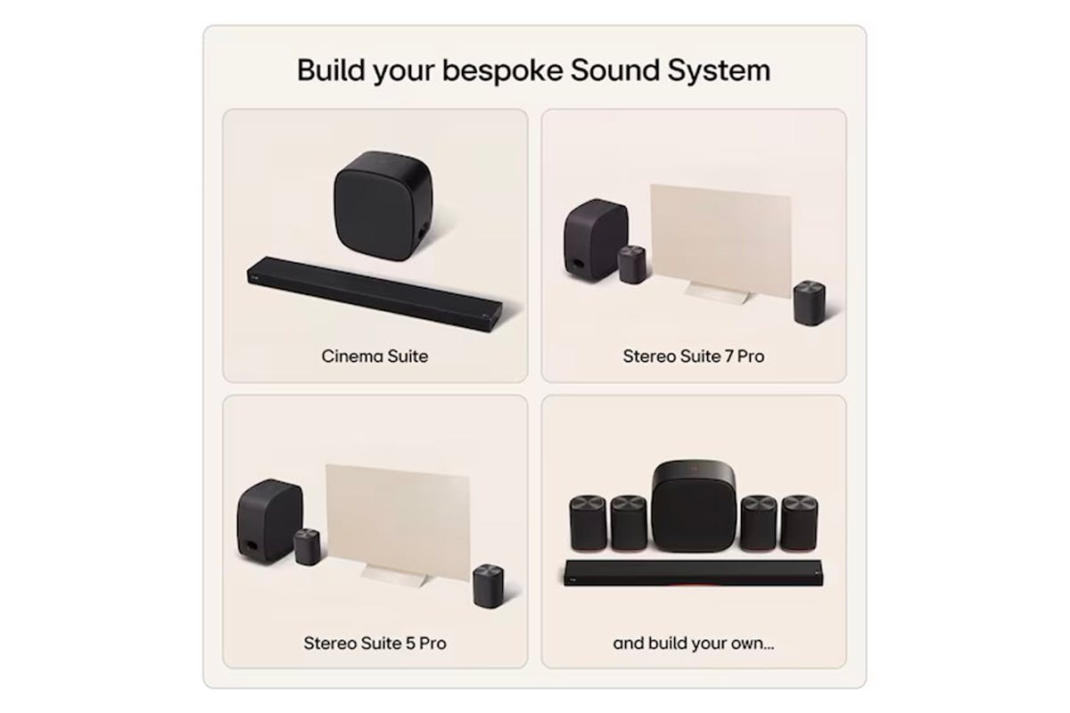 LG Sound Suite W7 Wireless Subwoofer for Immersive Deep Bass | W7.AGBRLLK-10