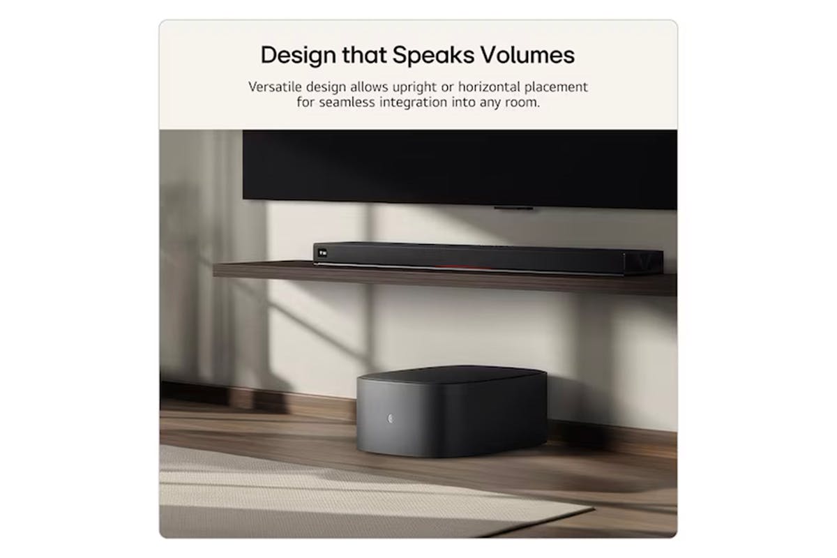 LG Sound Suite W7 Wireless Subwoofer for Immersive Deep Bass | W7.AGBRLLK-7