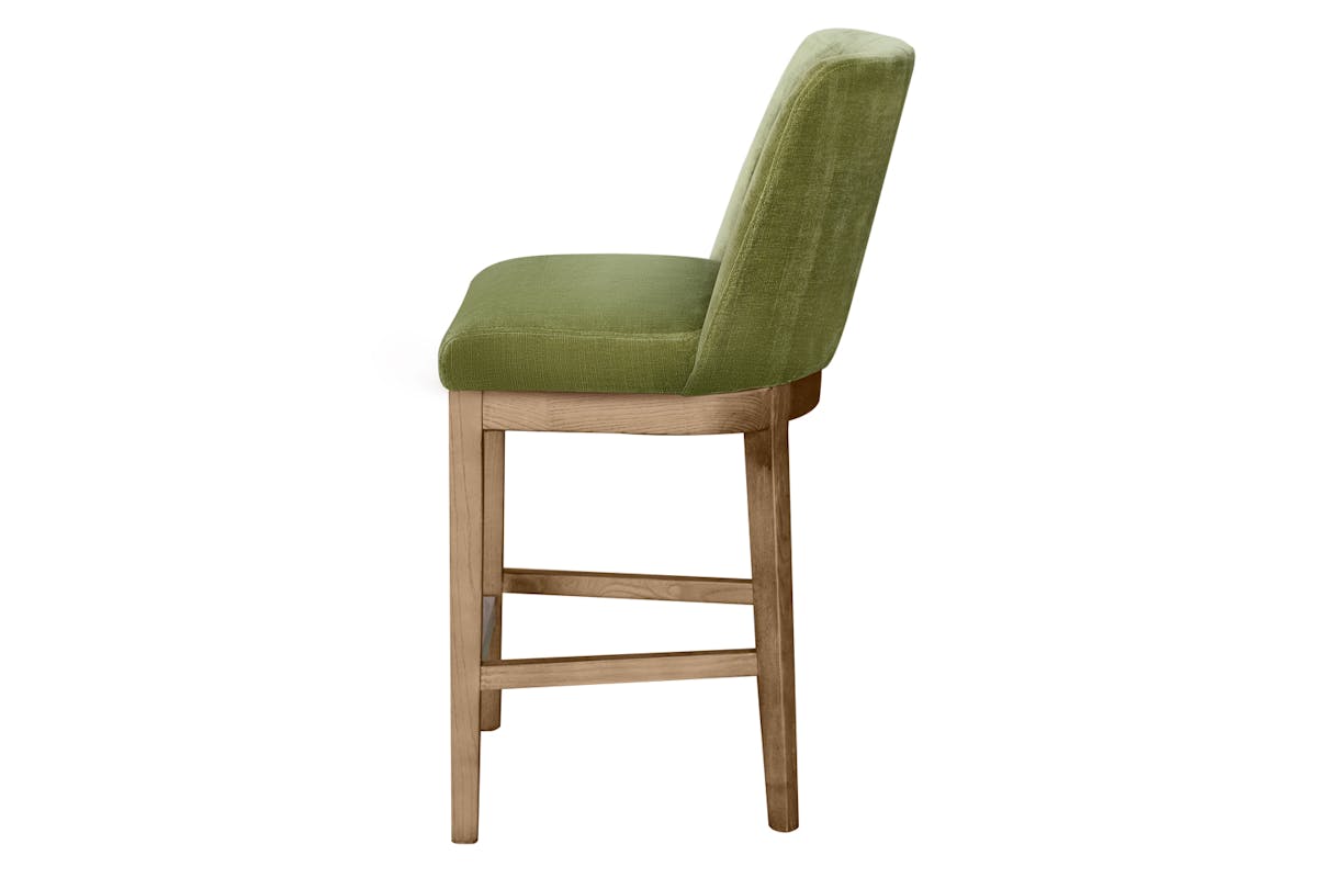 Walter Counter Stool | Fabric | Green-5