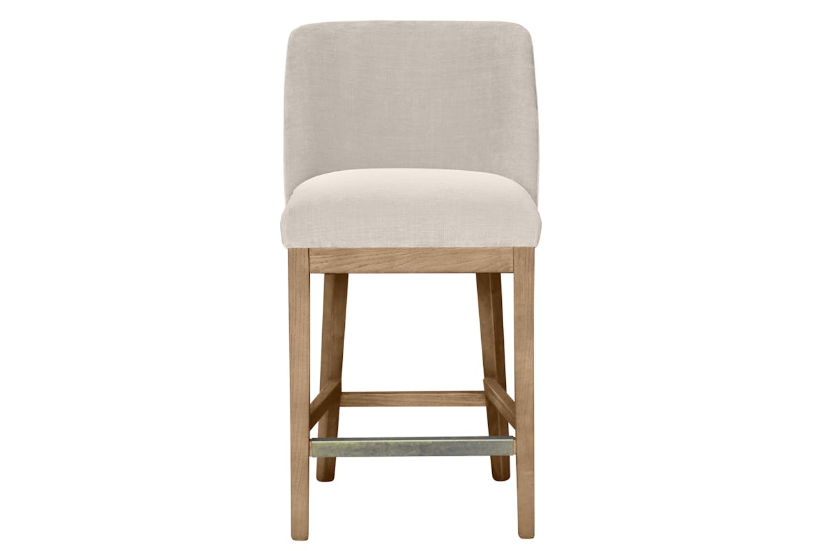 Walter Counter Stool | Fabric | Latte