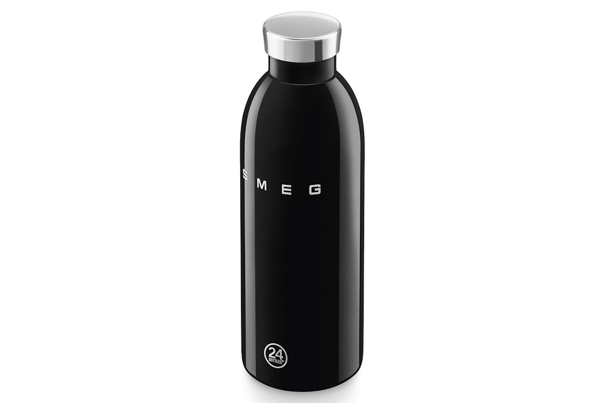 Smeg 50's Style Aesthetic 500ml Clima Water Bottle | WBF01BL | Black-2