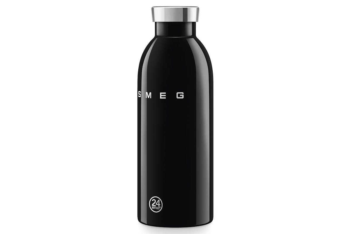 Smeg 50's Style Aesthetic 500ml Clima Water Bottle | WBF01BL | Black-3