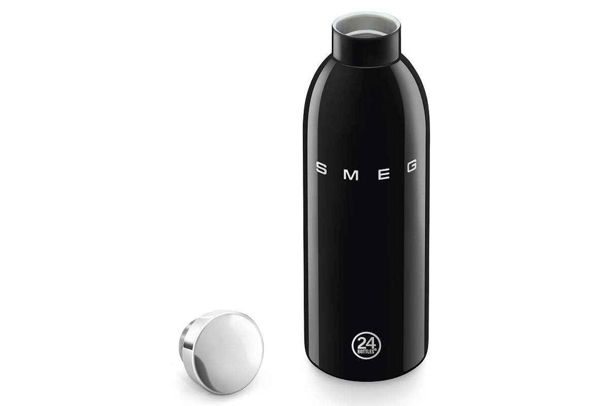 Smeg 50's Style Aesthetic 500ml Clima Water Bottle | WBF01BL | Black-5