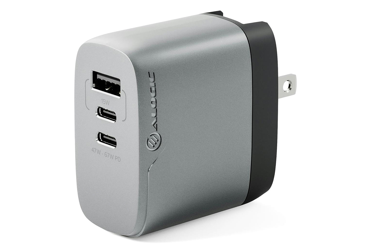 Alogic 67W 3 Port Rapid Power Multi-Country Travel Gan Charger-3