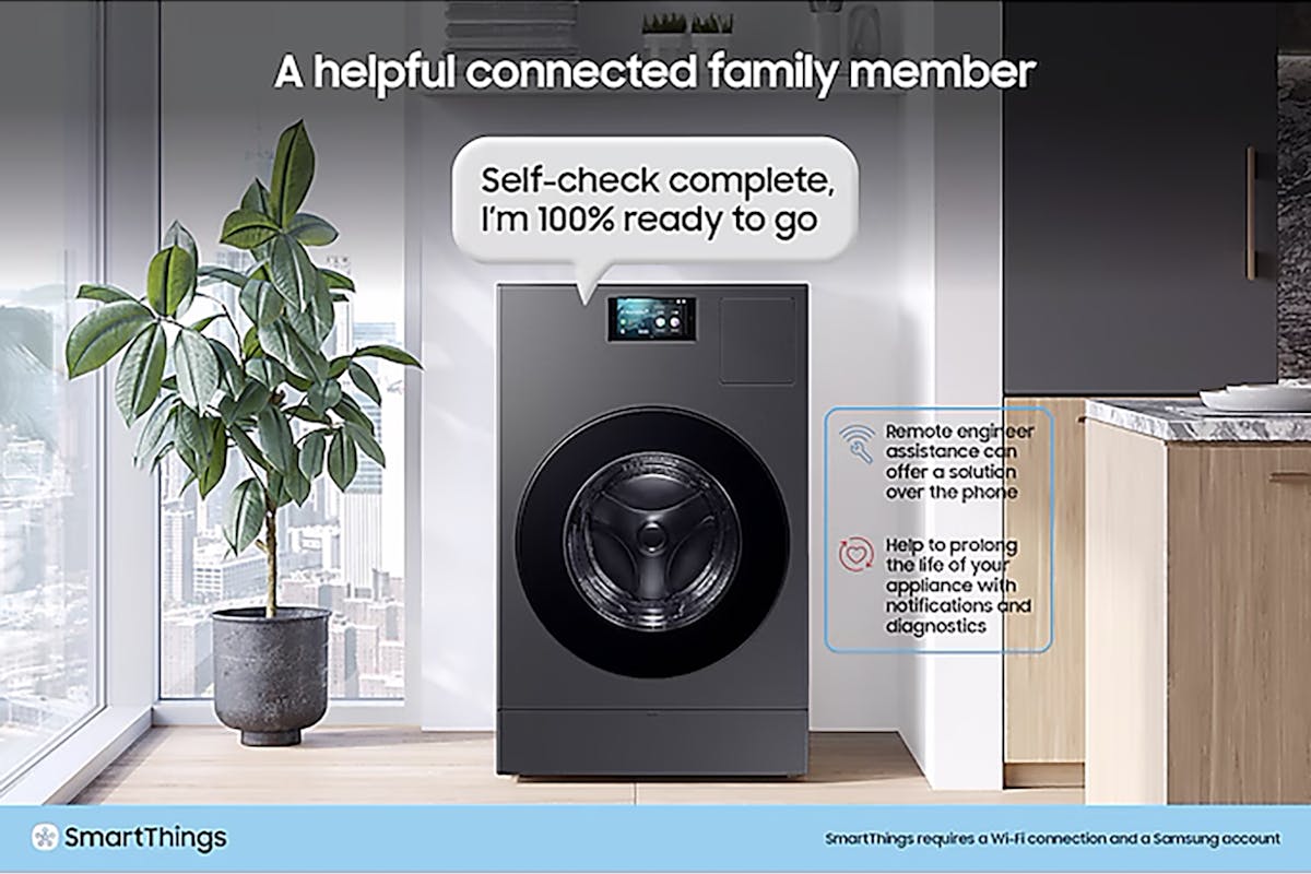 Samsung Bespoke 18/11kg Freestanding Washer Dryer | WD18DB8995BZT1-9
