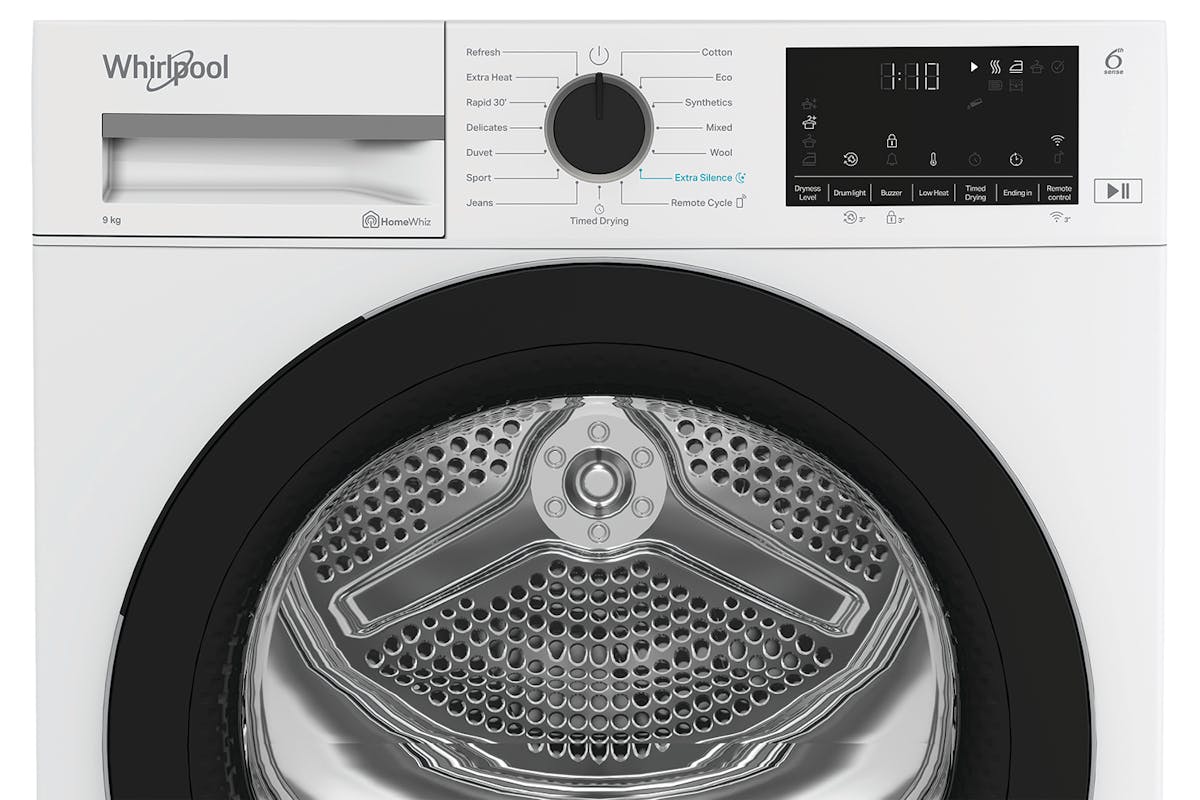 Whirlpool 9kg Freestanding Heat Pump Tumble Dryer | WDH09D7WIRE-5