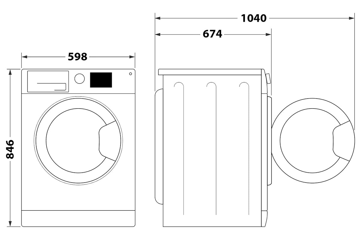Whirlpool 11kg Freestanding Heat Pump Tumble Dryer | WDH11W7WIRE-9