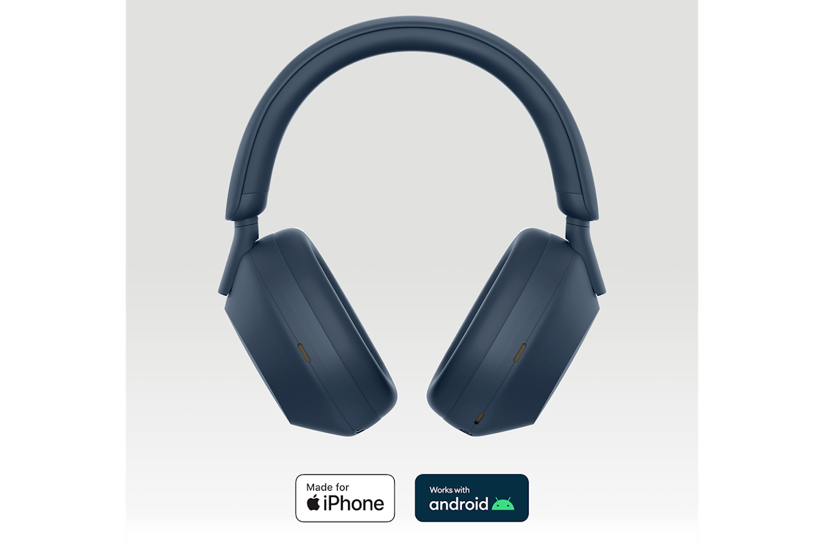 Sony WH-1000XM5 Over-Ear Wireless Noise Cancelling Headphones | Midnight Blue-5
