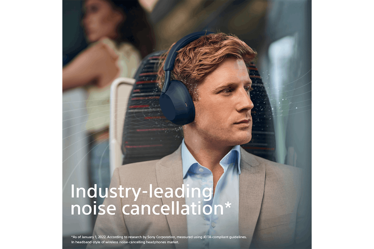 Sony WH-1000XM5 Over-Ear Wireless Noise Cancelling Headphones | Midnight Blue-8
