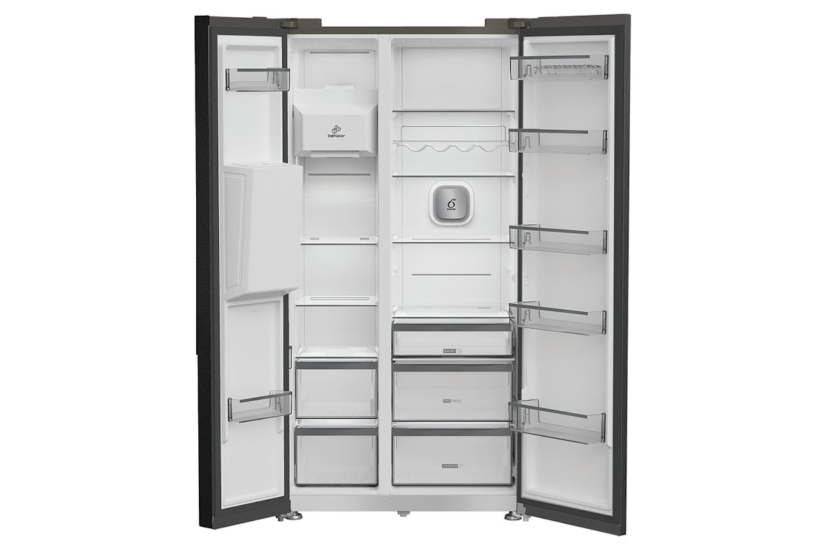 Whirlpool Freestanding American Fridge Freezer | WHG26574WXK5UK-4