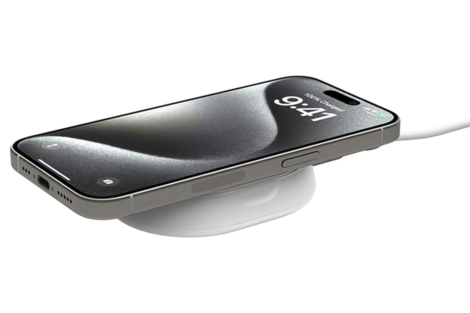 Belkin BoostCharge Pro 15W Magnetic Wireless Charging Stand with Qi2 | White-2