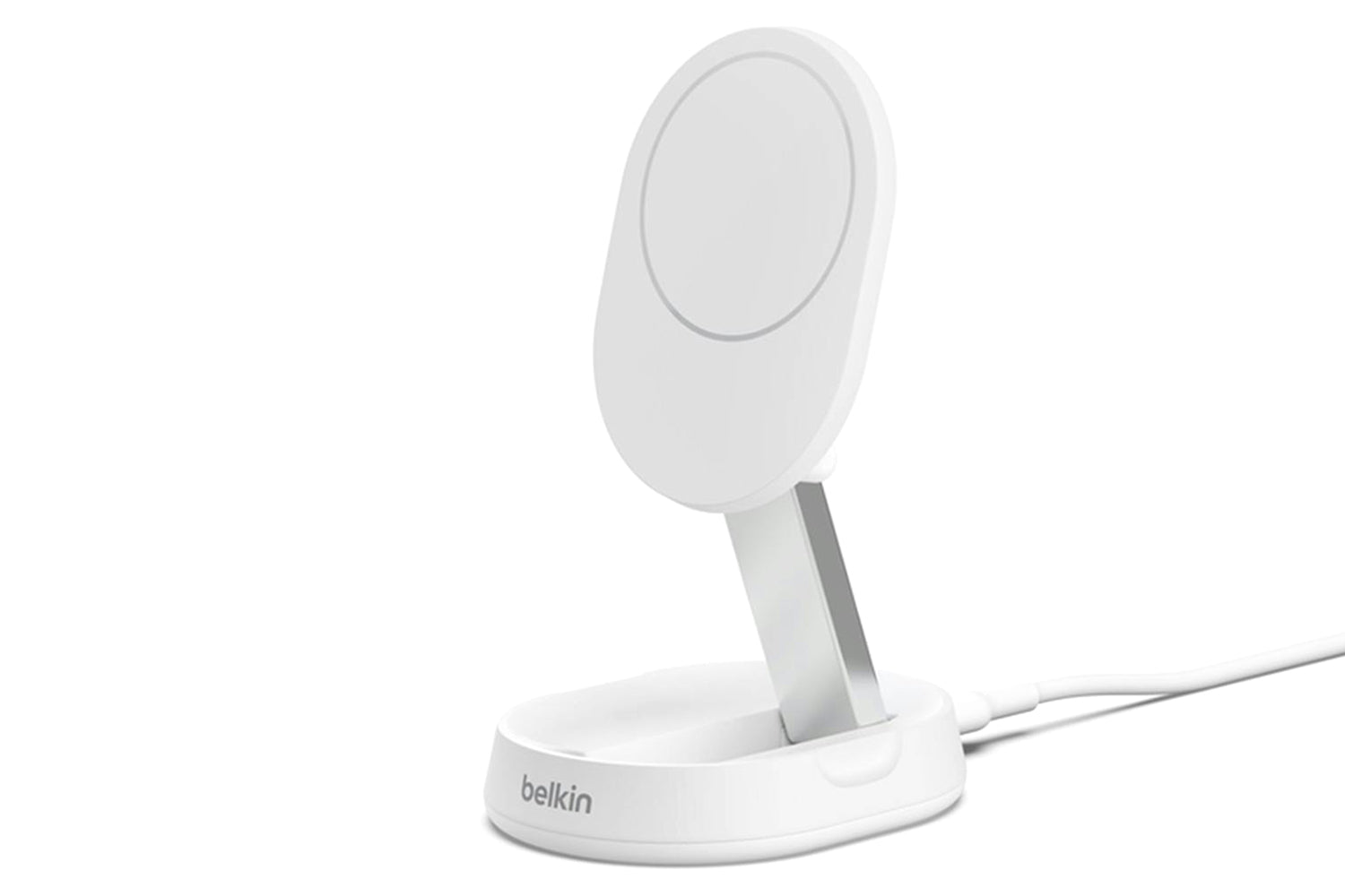 Belkin BoostCharge Pro 15W Magnetic Wireless Charging Stand with Qi2 | White-3