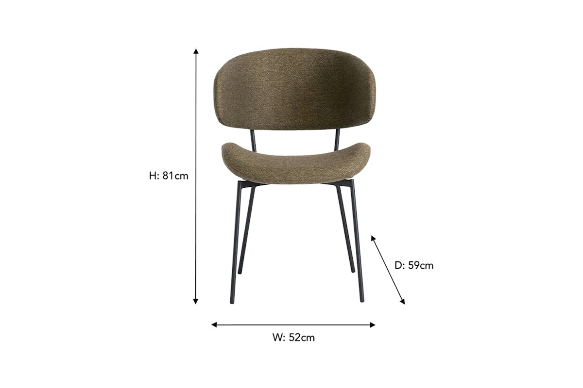 Addison Dining Chair | Green-6