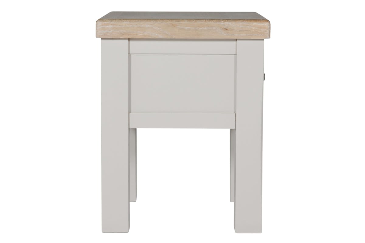 Winnie Lamp Table | White/Natural-4